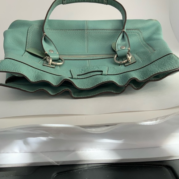 Coach Penelope F14686 light green leathe - Picture 10 of 12
